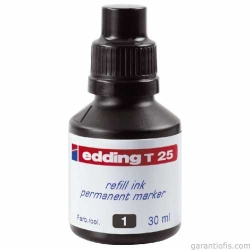 Edding T25 Siyah Yedek Mürekkep (30 ml) 