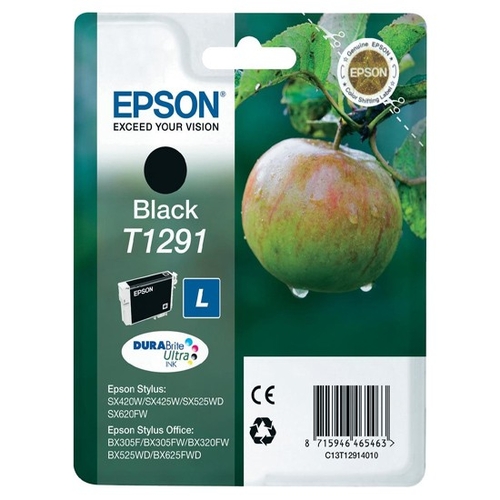 EPSON C13T12914022 SIYAH KARTUS 11 2 ML-L 500SF-B42W/BX305F/BX320/BX525/BX625 7 ML-L - 1