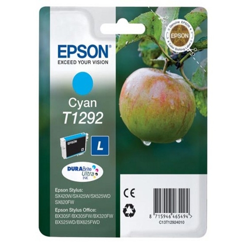 EPSON C13T12924022 CYAN-L 7 ML-L 500SF-B42WD/BX305F/BX320/BX525/BX625 7 ML-L - 1