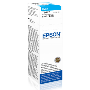EPSON C13T66424A KARTUS-CYAN-70ml 70ML/L550/L200/L220/L3557/L365 - 1
