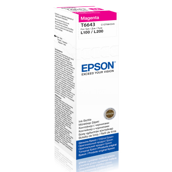 EPSON C13T66434A KARTUS-MAGENTA-70ml/L550/L200/L220/L355/L365 - 1
