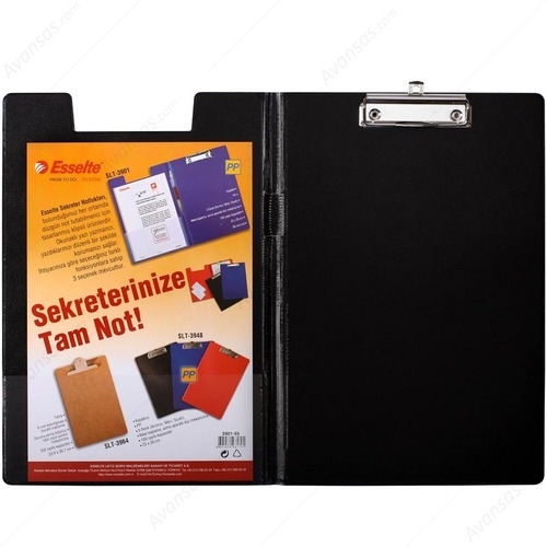Esselte 3901 Siyah Kapaklı Sekreter Notluk (Sekreterlik) - 1