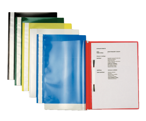 Esselte 4199 Kırmızı Plastik Telli Dosya (50 li Paket) - 4