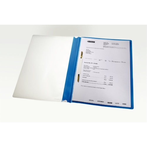 Esselte 4199 Kırmızı Plastik Telli Dosya (50 li Paket) - 3