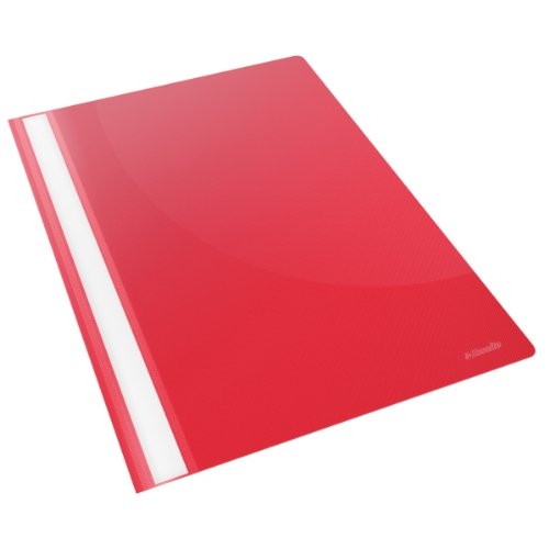 Esselte 4199 Kırmızı Plastik Telli Dosya (50 li Paket) - 1