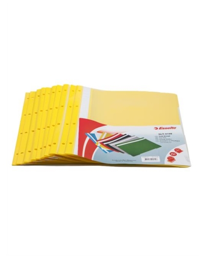 Esselte 4199 Sarı Plastik Telli Dosya (50 li Paket) - 2