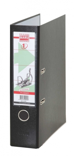 Esselte Manu 2030 Siyah Geniş Plastik Klasör - 1