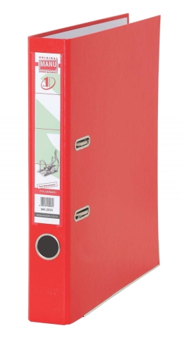 Esselte Manu 2035 Kırmızı Dar Plastik Klasör - 1