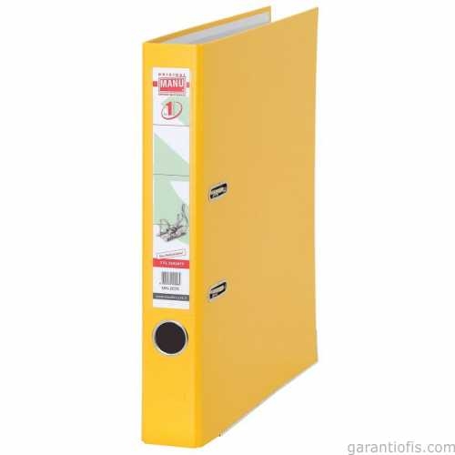 Esselte Manu 2035 Sarı Dar Plastik Klasör - 1