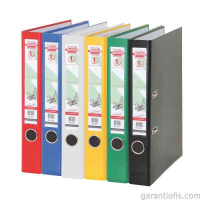 Esselte Manu 2035 Sarı Dar Plastik Klasör - 2