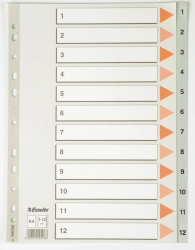 Esselte Seperatör 1-12 Rakamlı (Ayraç)