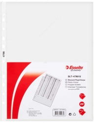 Esselte Poşet Dosya A4 Şeffaf SLT-4798 (100 lü Paket) 