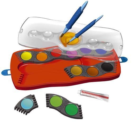 Faber Castell 12 Renk Suluboya Değiştirilebilir Tablet - 1