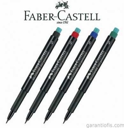 Faber Castell 1523 S Siyah Asetat Kalemi (0,4 mm) - Thumbnail