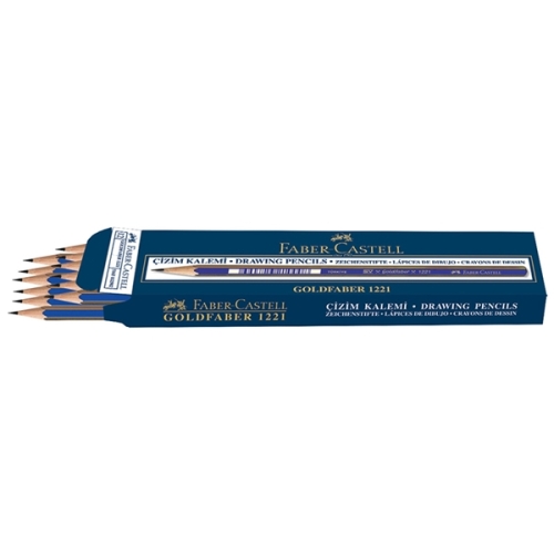 Faber Castell Goldfaber B Kurşun Kalem (12 li Paket) - 2
