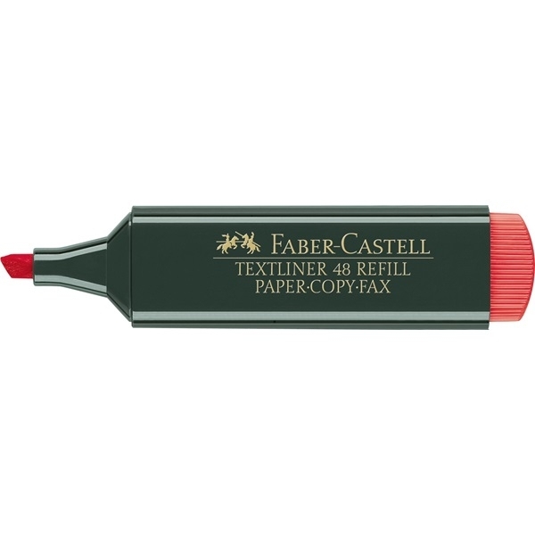 Faber Castell Kırmızı Fosforlu Kalem (5 Li Avantajlı Paket)