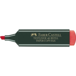 Faber Castell Kırmızı Fosforlu Kalem (5 li Avantajlı Paket) - Thumbnail