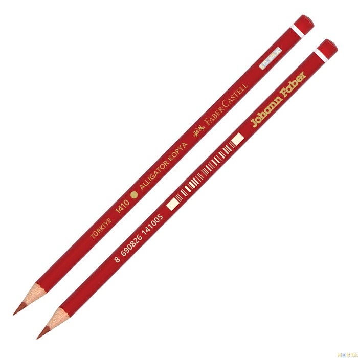 Faber Castell Kırmızı Kopya Kalemi (12 Li Paket)