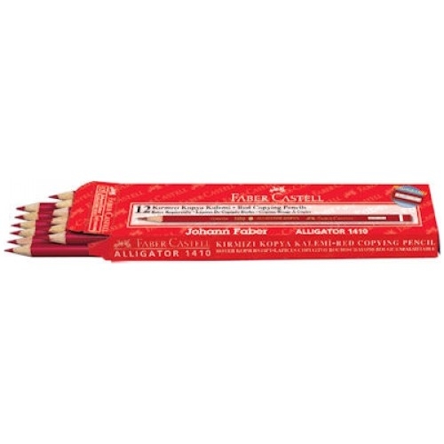 Faber Castell Kırmızı Kopya Kalemi (12 li Paket) - 2