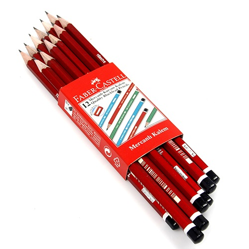 Faber Castell Mercanlı Kurşun Kalem (12 li Paket) - 1