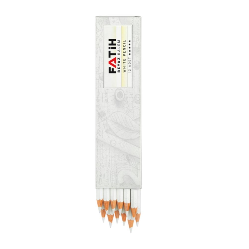 Fatih 29200 Beyaz Kopya Tekstil İşaretleme Kalemi (12 li Paket)