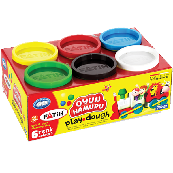 Fatih Oyun Hamuru 6 Renk (780 Gr)
