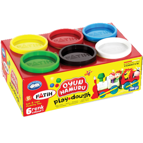 Fatih Oyun Hamuru 6 Renk (780 gr) - 1