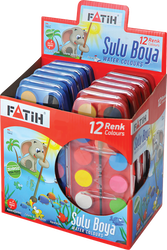 Fatih Sulu Boya 12 Renk (Fırça Hediyeli) - Thumbnail