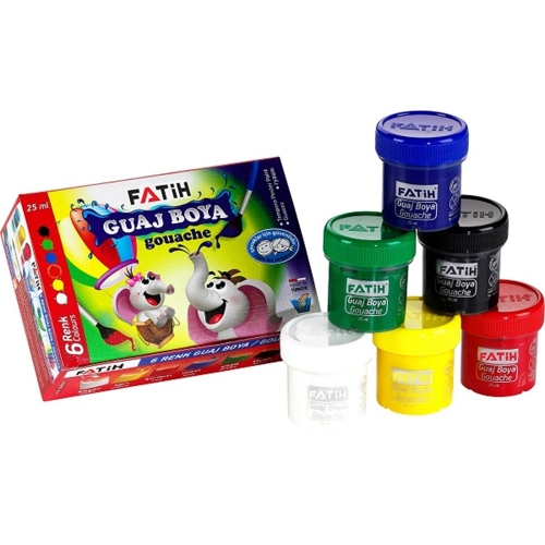 Fatih Guaj Boya 6 Renk (25ml) - 1