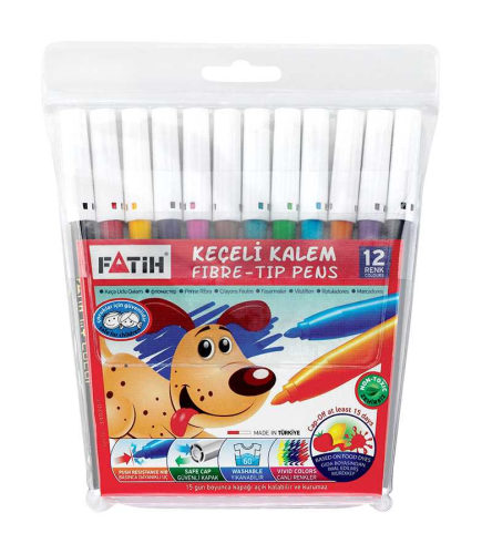 Fatih Keçeli Kalem 12 Renk (34020) - 1