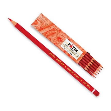 Fatih Kırmızı Kopya Kalemi (12 Li Paket)