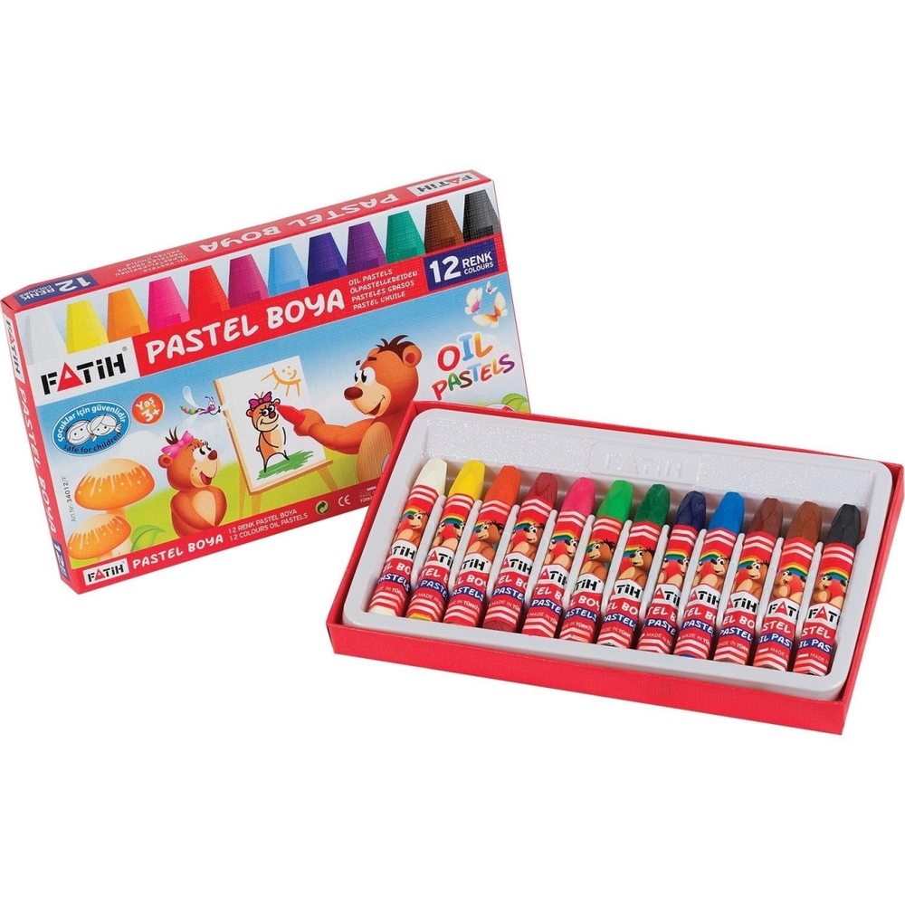 Fatih Pastel Boya 12 Renk (34012)