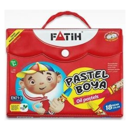 Fatih Pastel Boya 18 Renk Çantalı - 1