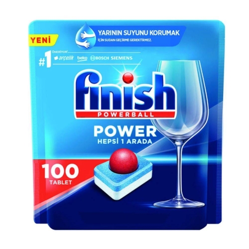 Finish Hepsi Bir Arada 100 lü Bulaşık Makinesi Tablet Deterjanı - 1
