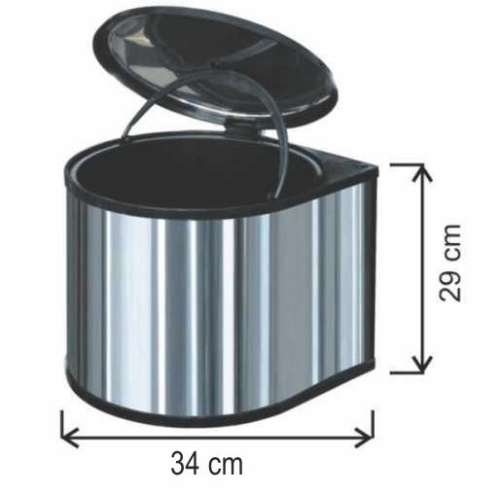 Garanti Metal 1011 Dolap İçi Çöp Kovası (11 Litre) - 1