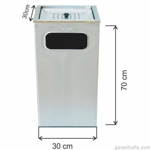 Garanti Metal 1350 Küllüklü Çöp Kovası (63 Litre) - 1