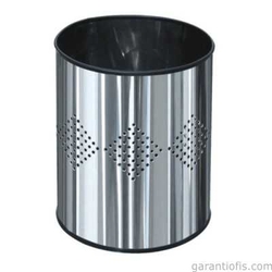 Garanti Metal 1401 Dekoratif Paslanmaz Metal Çöp Kovası (13 Lt) - Thumbnail