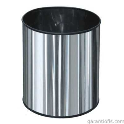 Garanti Metal 1405  Paslanmaz Metal Çöp Kovası (13 Lt) - 1