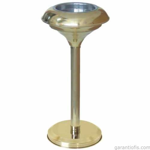 Garanti Metal 1602 Ayaklı Pirinç Küllük (26x70 cm) - 1