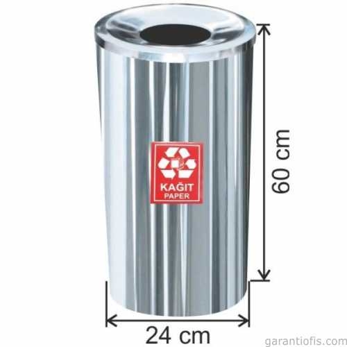 Garanti Metal 1801 Kağıt İçin Geri Dönüşüm Çöp Kovası (27 Litre) - 1