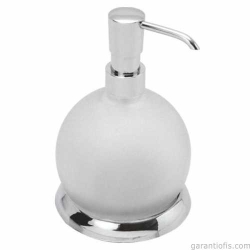 Garanti Metal 7014 Cam Küre Şeklinde Sıvı Sabunluk
