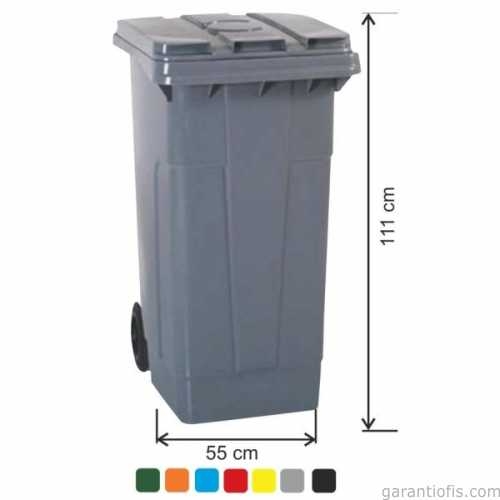 Garanti Metal 7088 Plastik Çöp Konteyneri (240 Litre) - 1