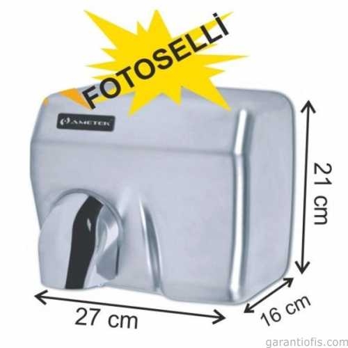 Garanti Metal 7145 İnox Saten Fotoselli El Kurutma Makinesi (Güç: 2360W) - 1