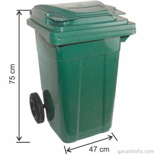 Garanti Metal 7556 Pedallı Plastik Konteyner (80 Litre) - 1