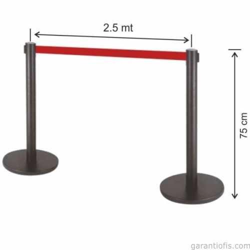 Garanti Metal 7570 Boyalı Tekli Bariyer - 1