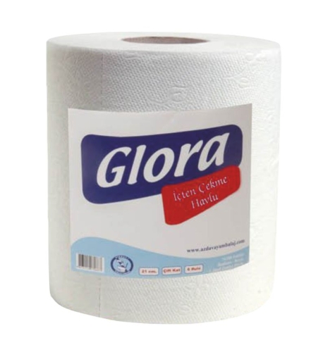 Glora İçten Çekmeli Havlu (6 lı 20 cm) - 1
