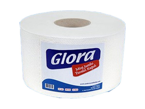 Glora Mini Jumbo Tuvalet Kağıdı 10Cm 3.5 KG 12li Koli - 1