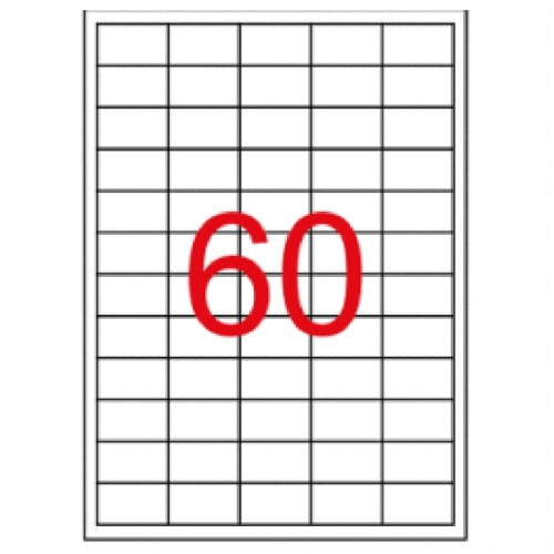 GoldMoon 2043 Laser A4 Sayfa Etiketi 40x24mm (100 lü Paket) - 1