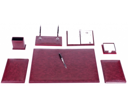Gülpaş 260 Bordo Lüks Sümen Takımı (Klasik - 9 Parça) - 1