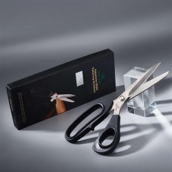 Hard Steel Japon Stili Plastik Saplı Profesyonel 10inç Terzi Makası / HS-K1100 (10") - 3